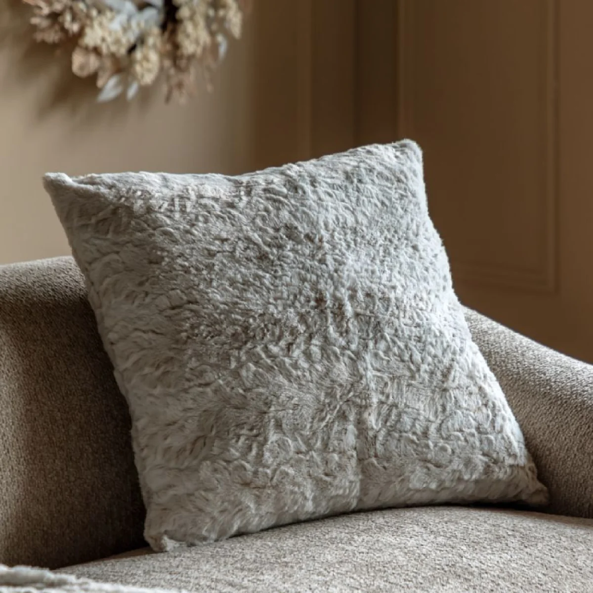 Selma Fur Cushion, Pack of 2 – image 1