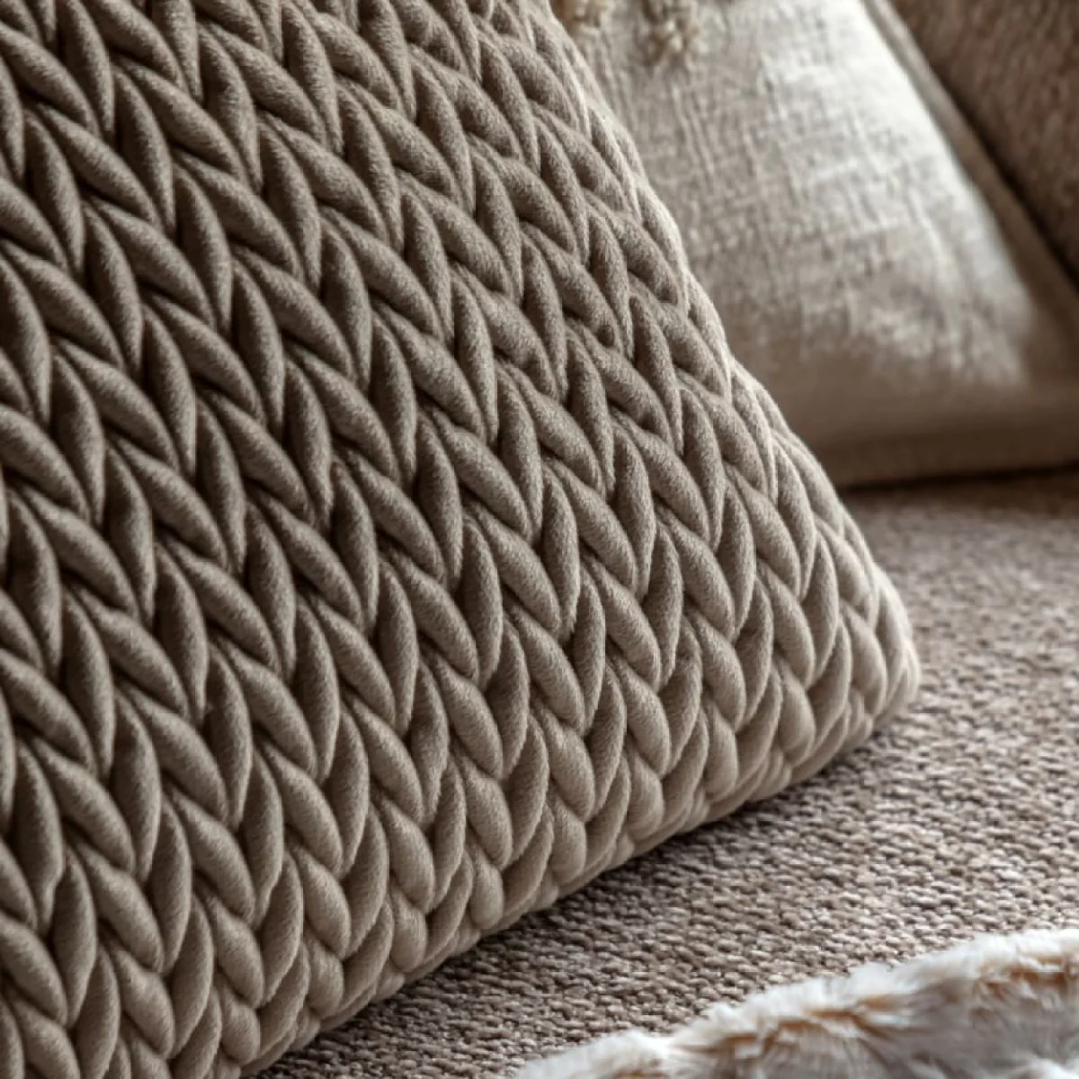 Mirelle Cushion in Stone, Set of 2 – image 6