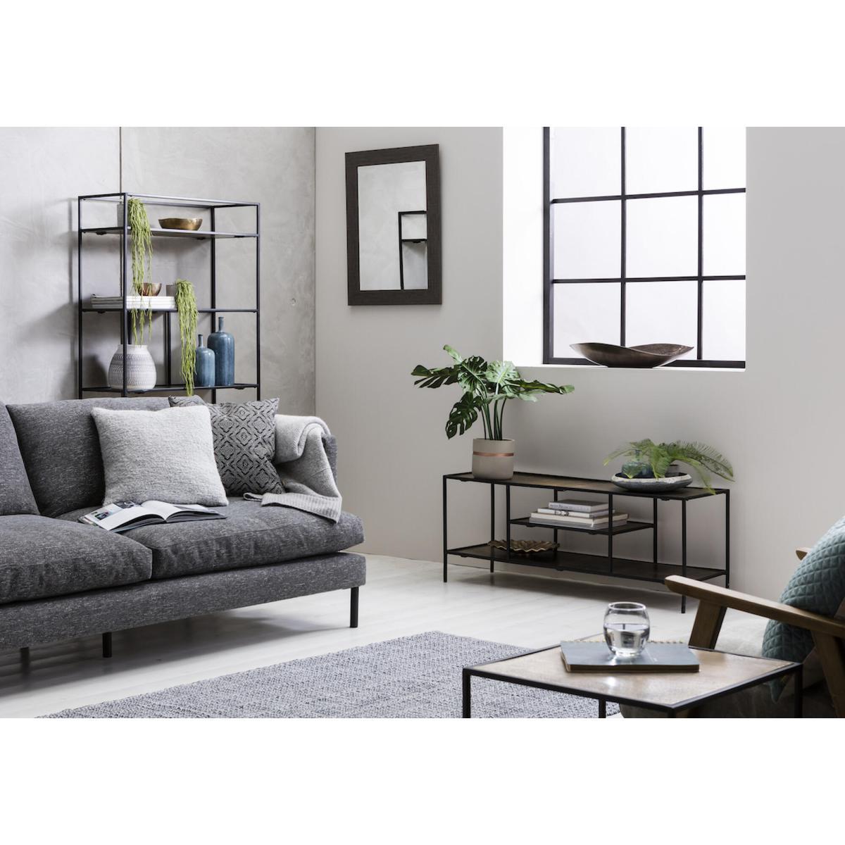 Fabian Monochrome Geo Cushion – image 2