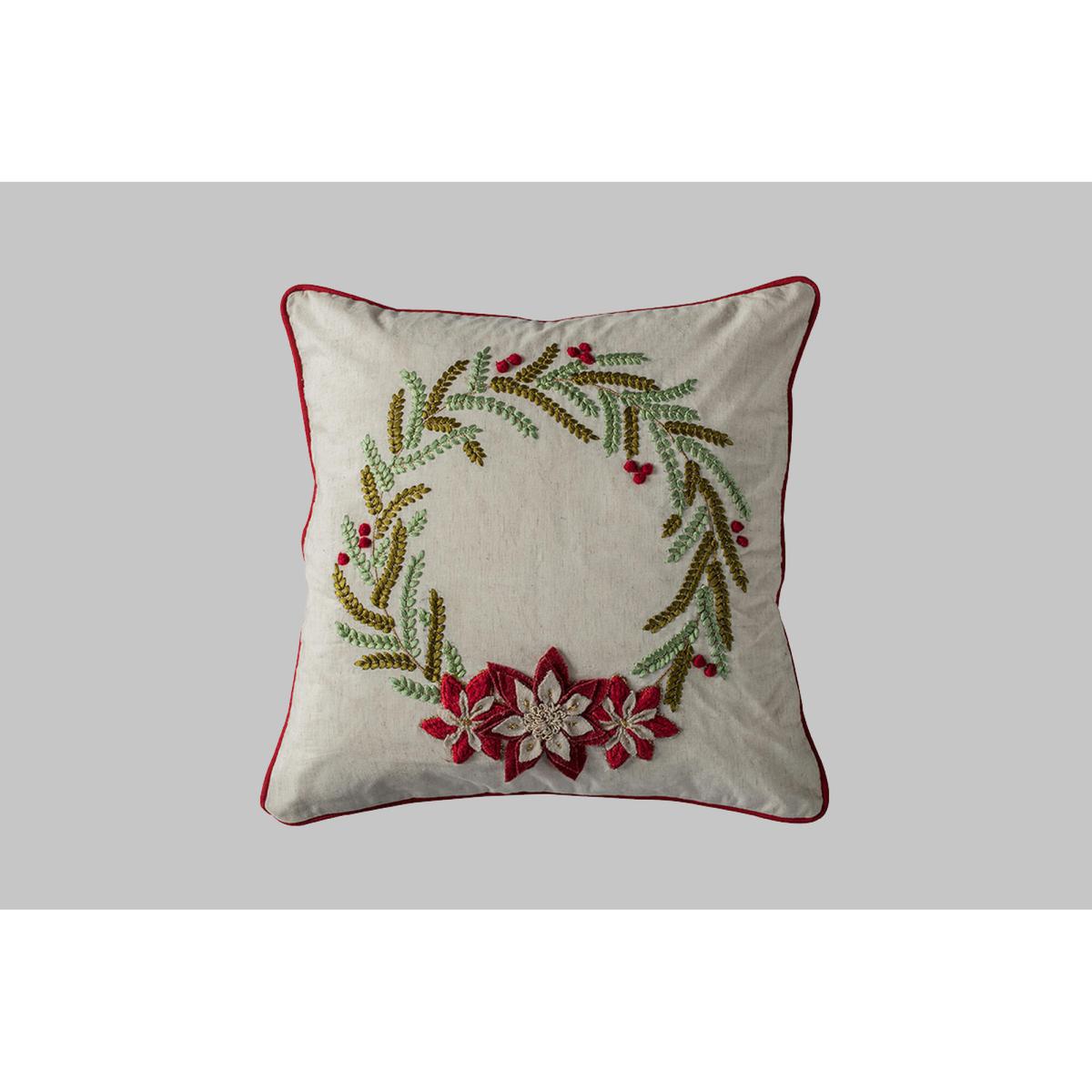 Fermont Wreath Natural Cushion – image 1