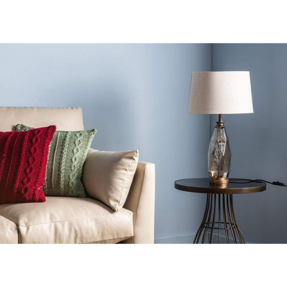 Annie Knitted Cushion in Red – image 2