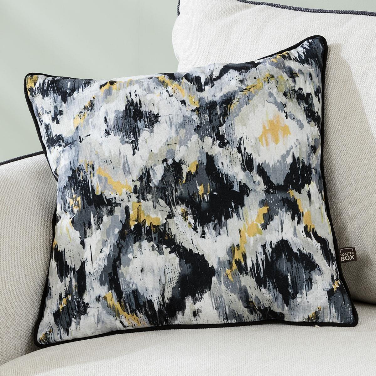 Quatropi Scatter Cushion Marquette 45c45cm Black – image 1