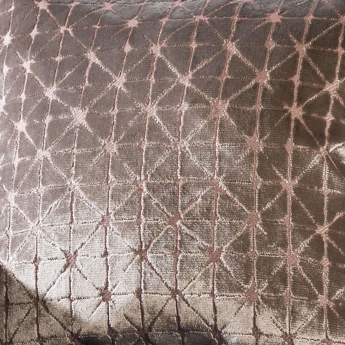 Velvet Starburst Scatter Cushion Pillow 430 x 430mm Square Blush Mink – image 2