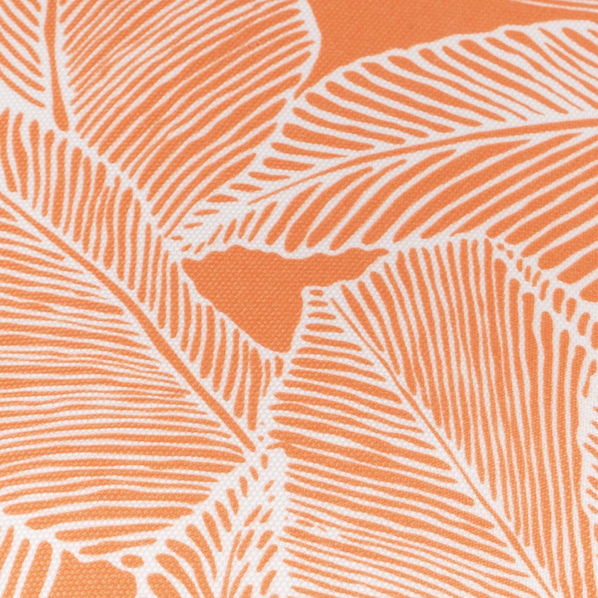 Talia Palm Print Outdoor Cushion - Orange – image 3
