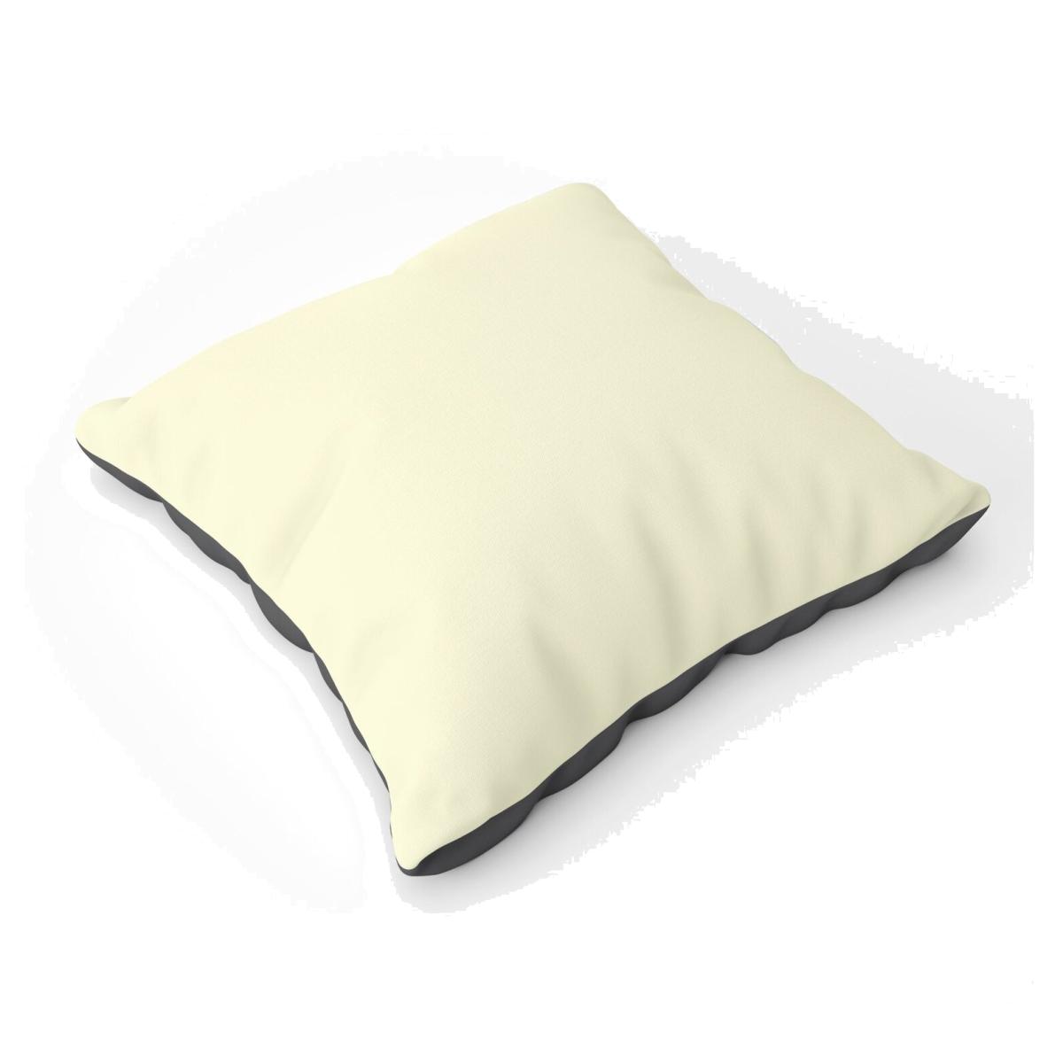 Old Lace Floor Cushion - White