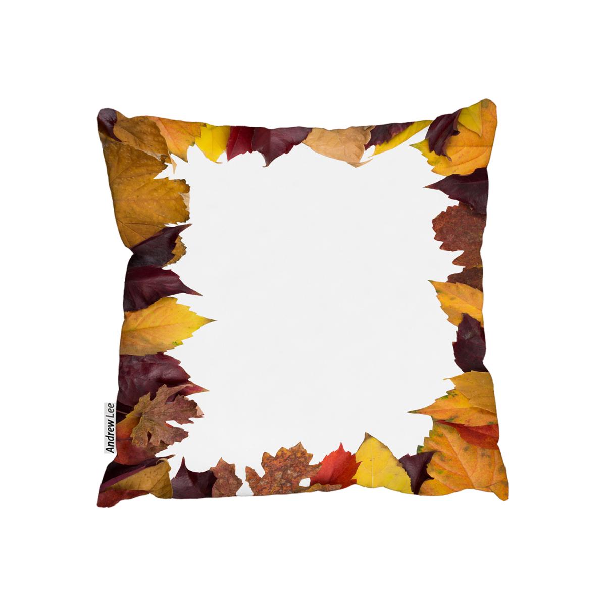 Orange Purple Autumn Outdoor Cushion - Orange / 45cm – image 1