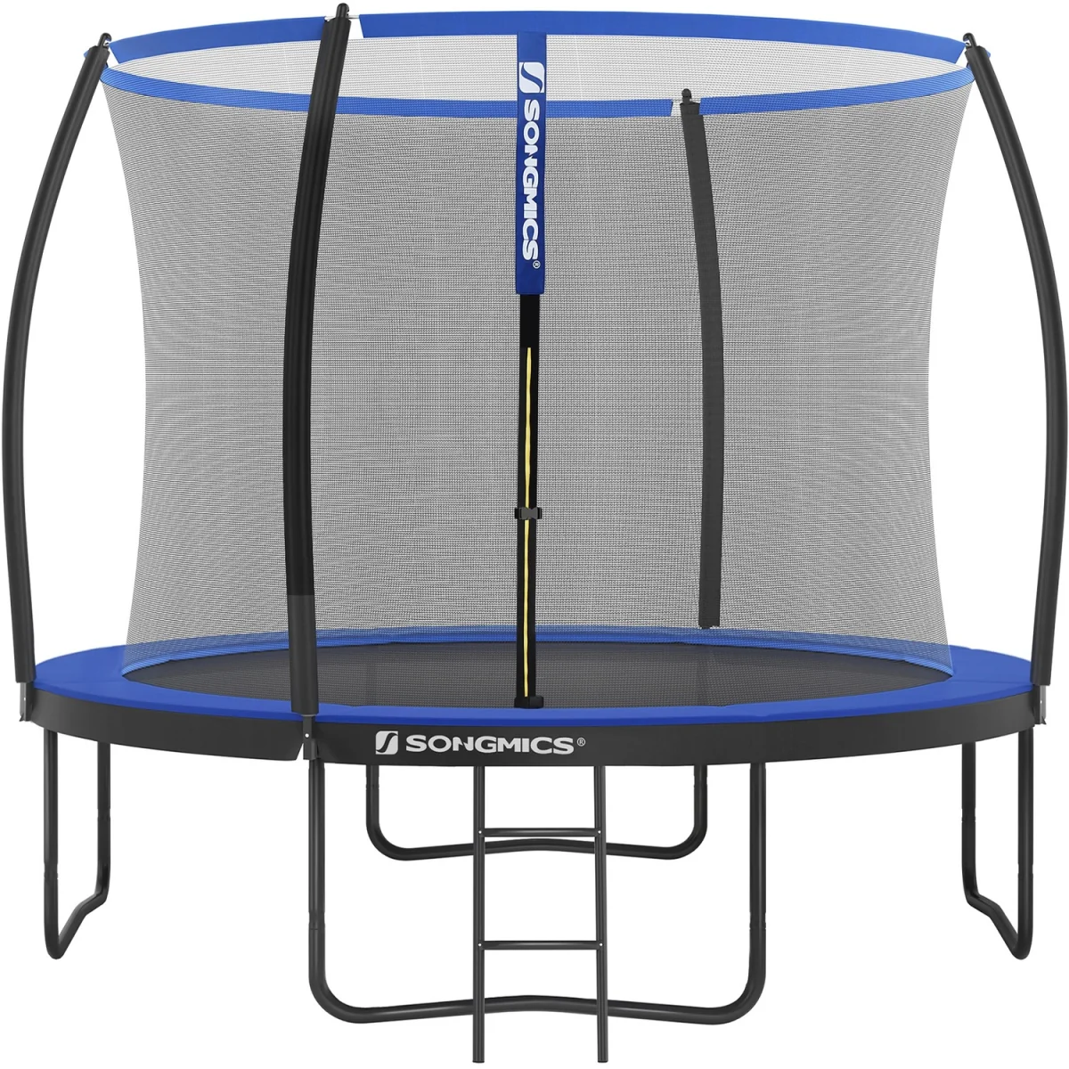 trampoline for Children, Safety Net, Safety Cushions, Ladder -  Black, Dark Green – image 2