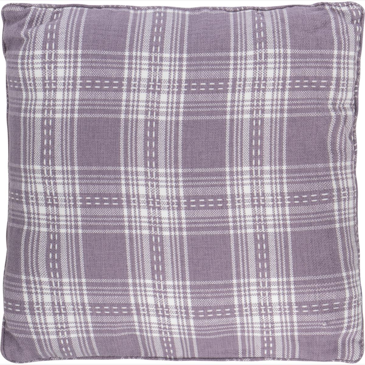Hadley Check Cushion - Lavender