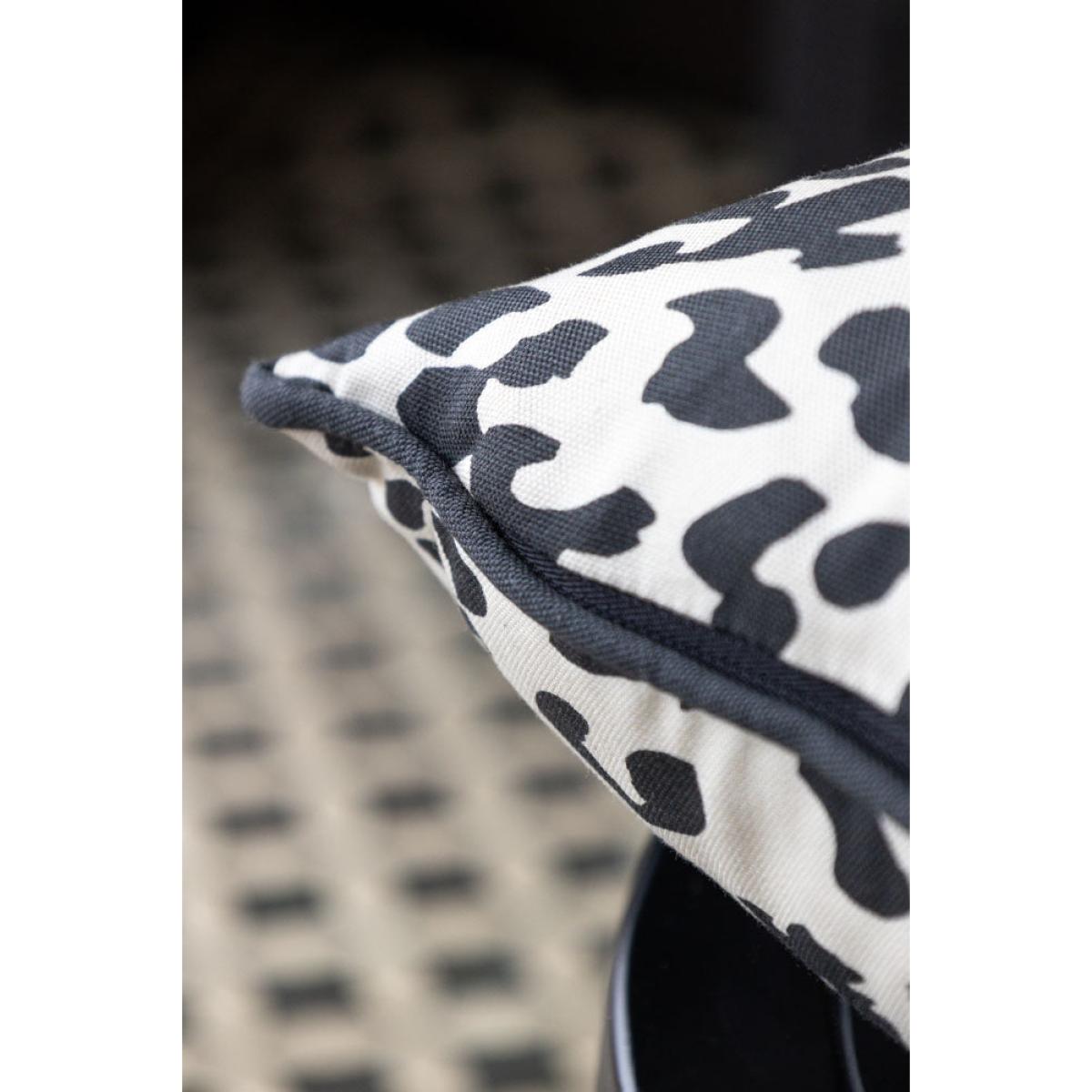 Monochrome Leopard Sit The Fuck Down Cushion – image 5