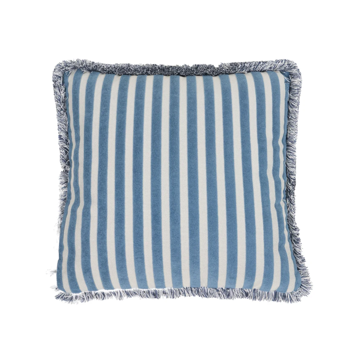 Isabella Stripe Cushion - Blue – image 1