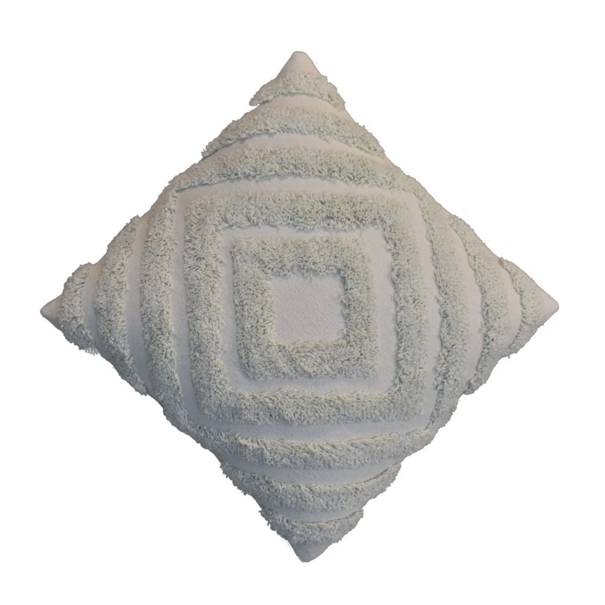 Sage Green Diamond Cushion Set of 2 - Grey – image 5