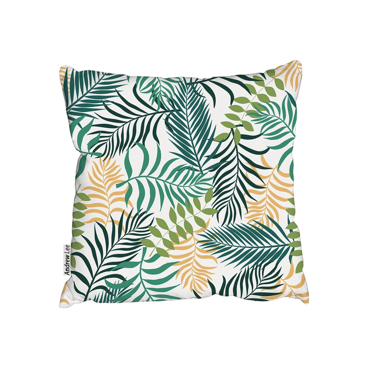 Tropical Palm Leaves Outdoor Cushion - Green / 45cm – image 1