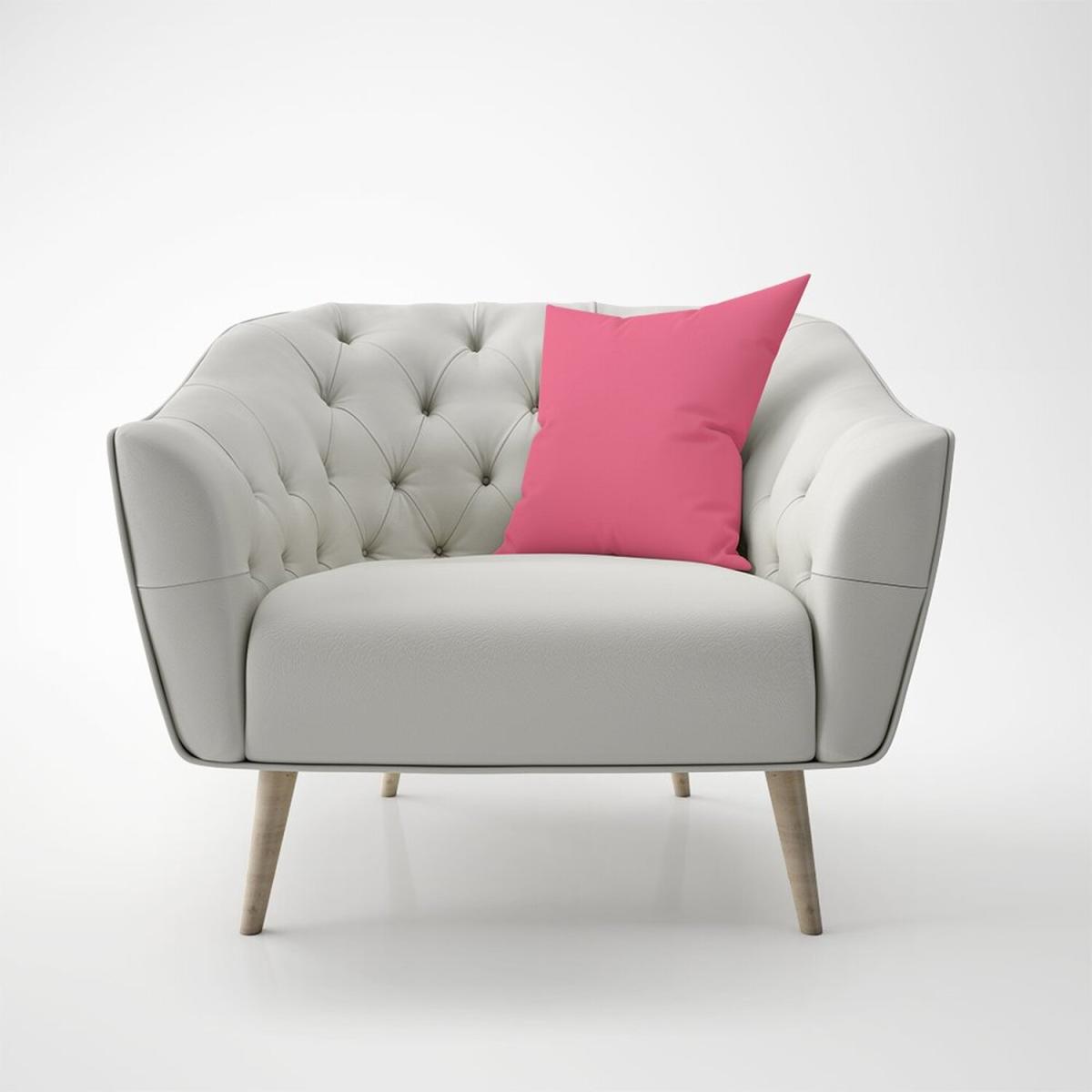 Coral Pink Cushion - Pink / 60cm