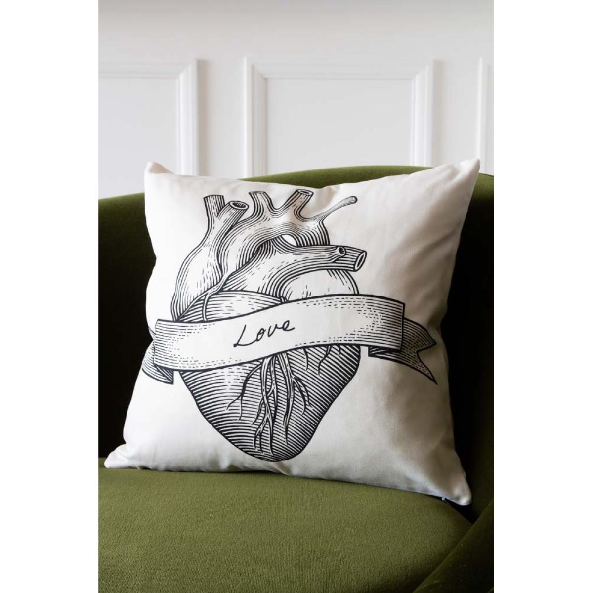 Monochrome Illustration U Cushion – image 8