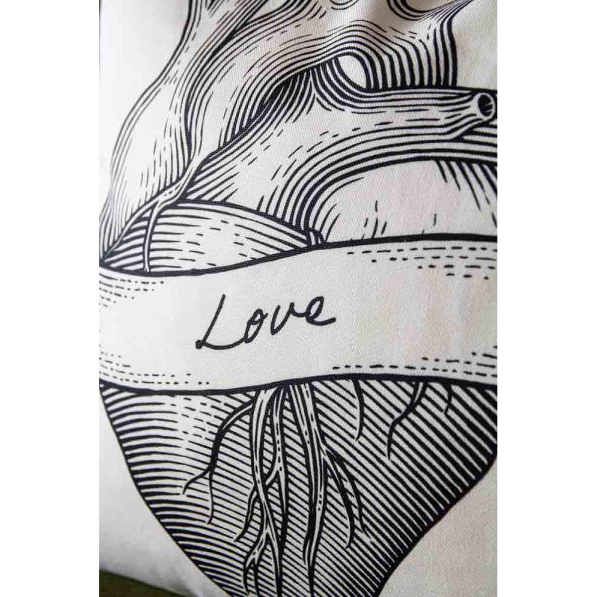 Monochrome Illustration U Cushion – image 9