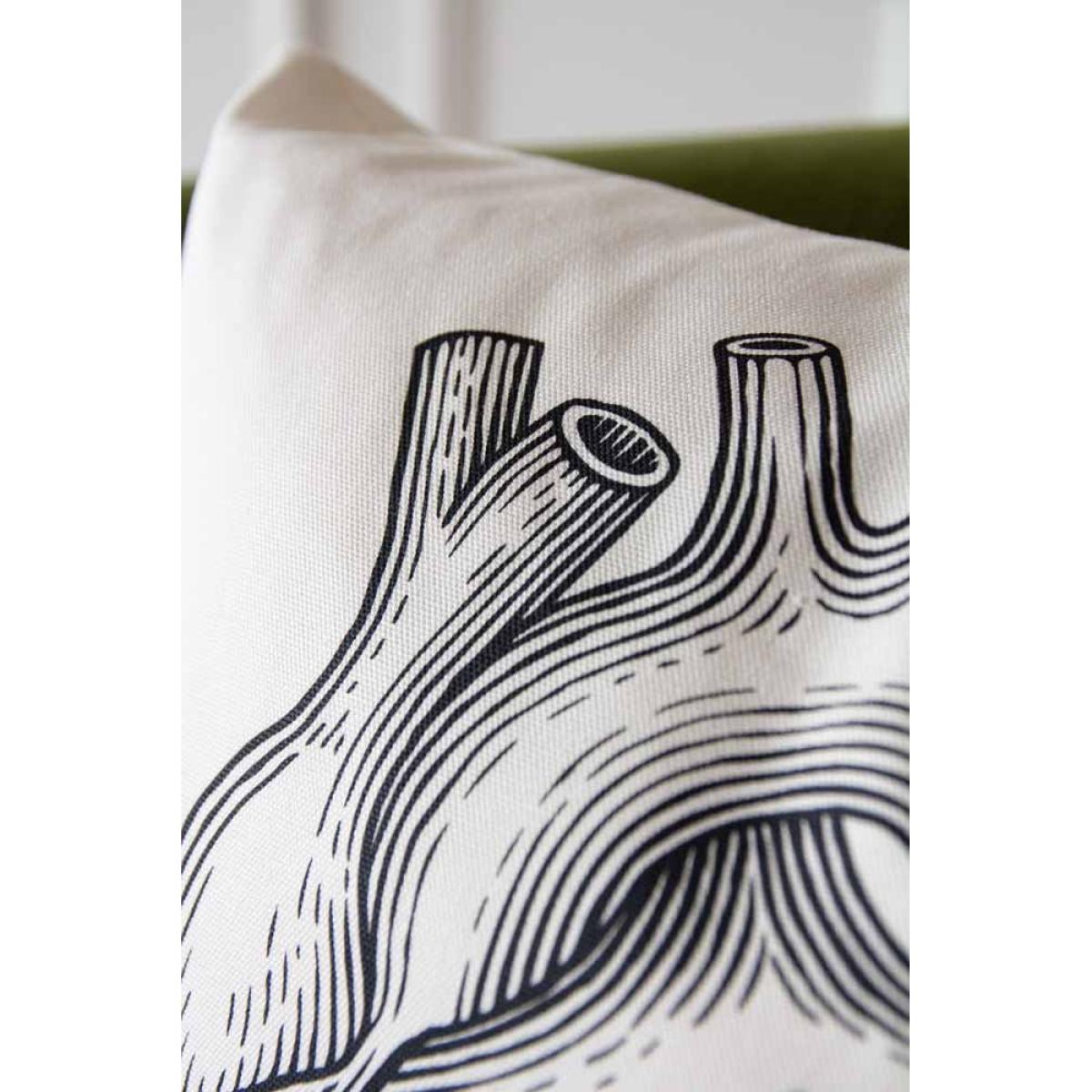 Monochrome Illustration U Cushion – image 10