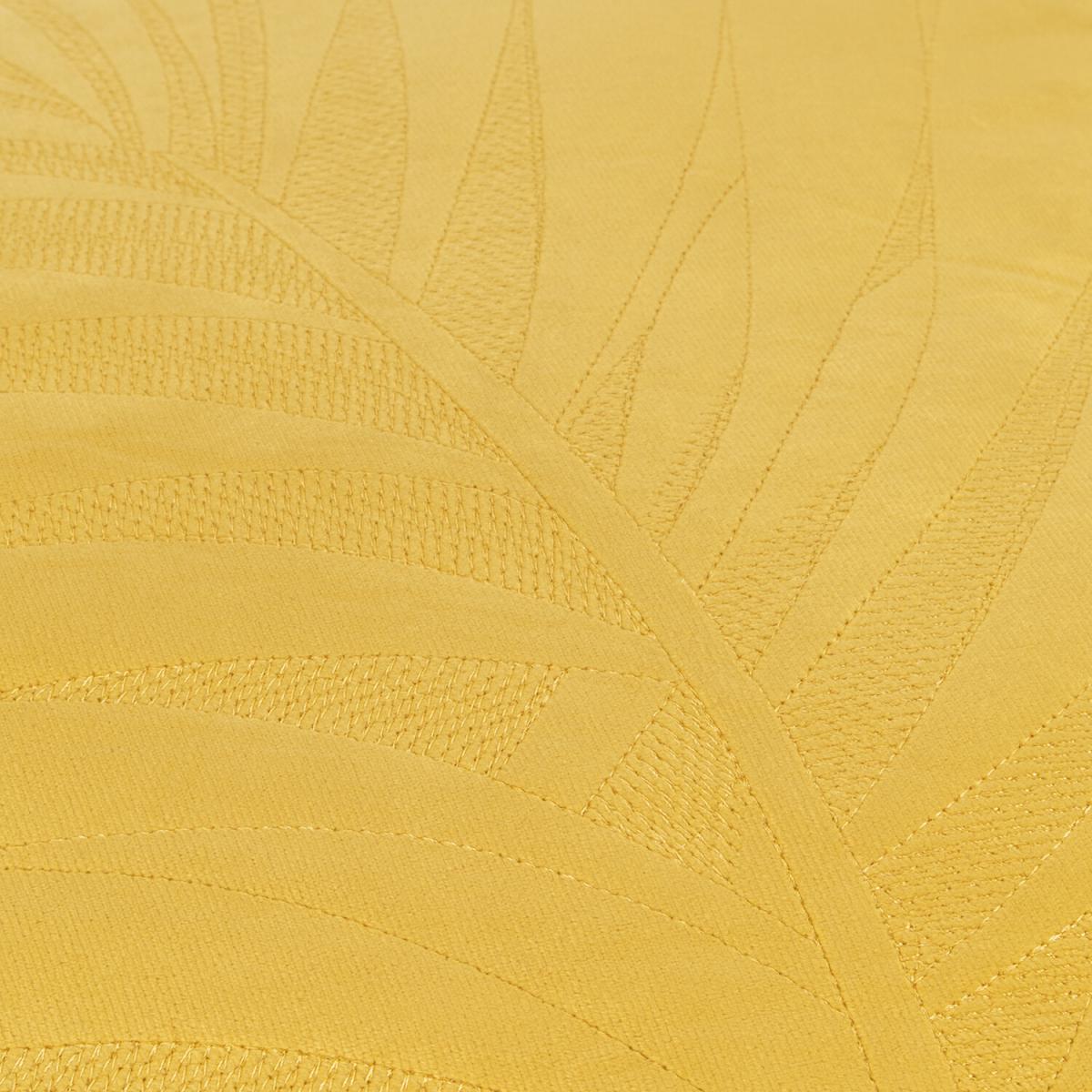 Palmea Velvet Tassel Cushion - Ochre – image 3