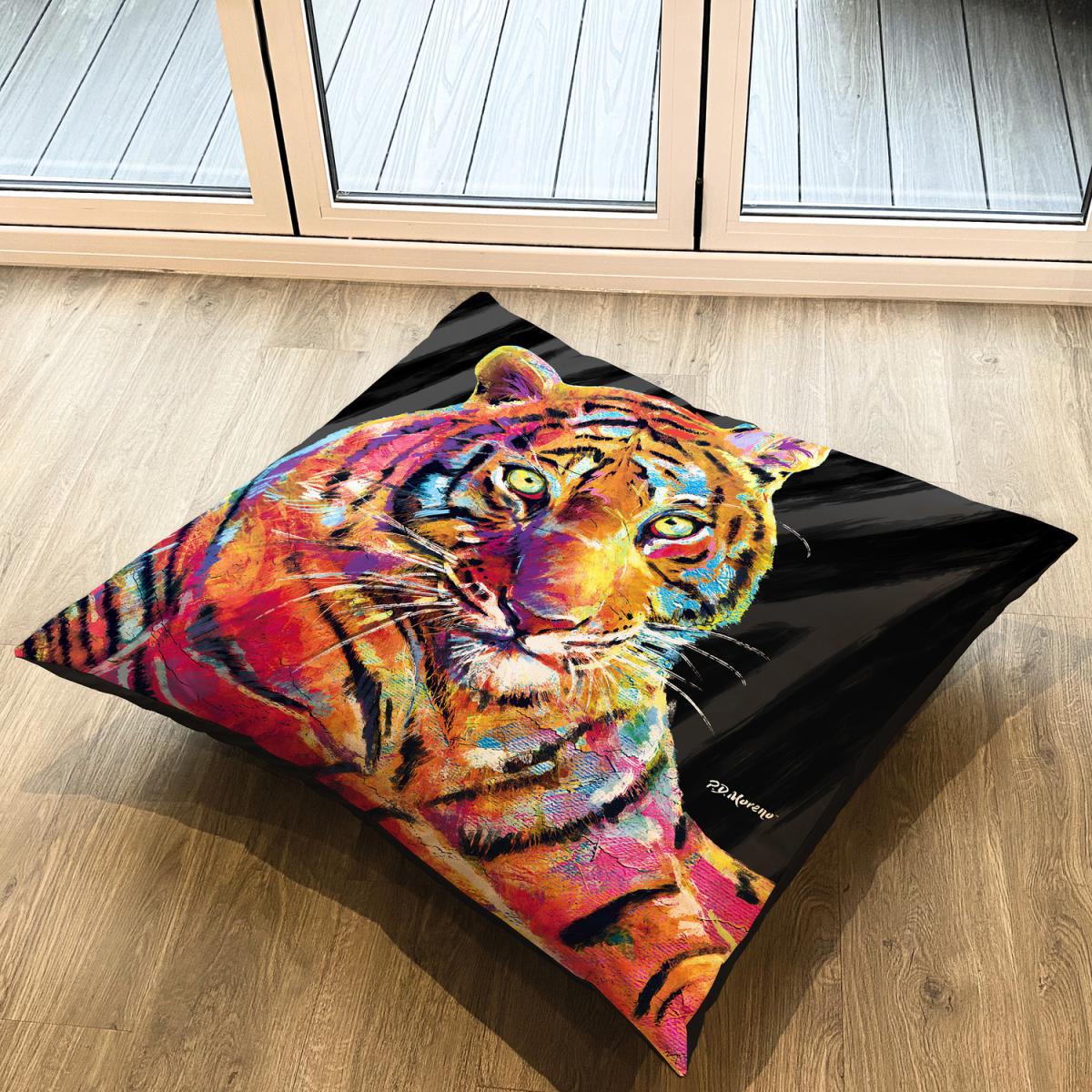 Pheobe the Tiger Floor Cushion – image 1