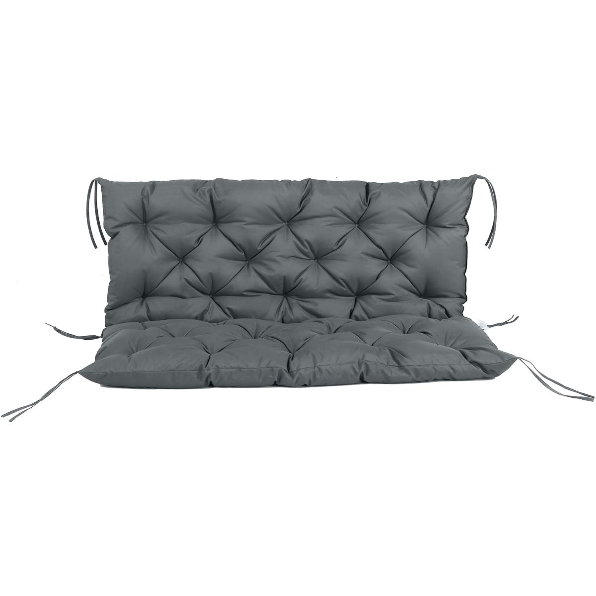 Garden Bench Cushion 2 Seater Swing Chair - Dark Grey – image 15