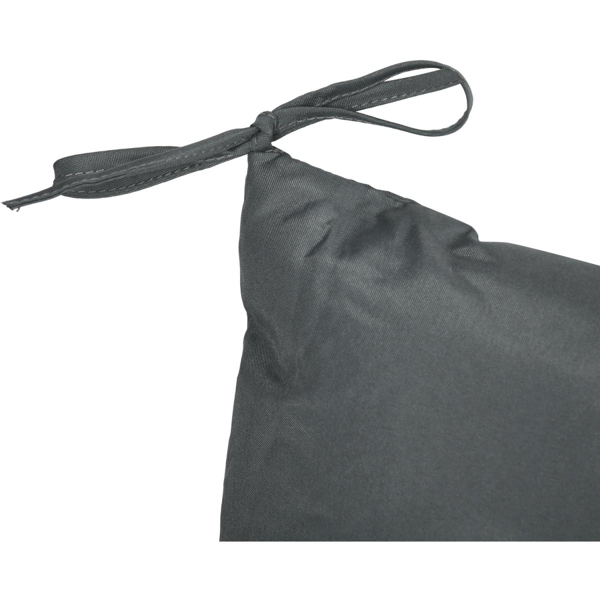 Garden Bench Cushion 2 Seater Swing Chair - Dark Grey – image 16