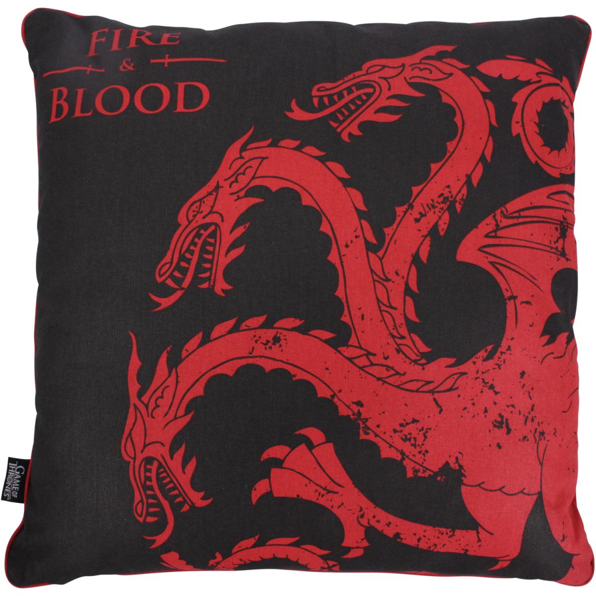 Game of Thrones Cushion, Targaryen - Black – image 2