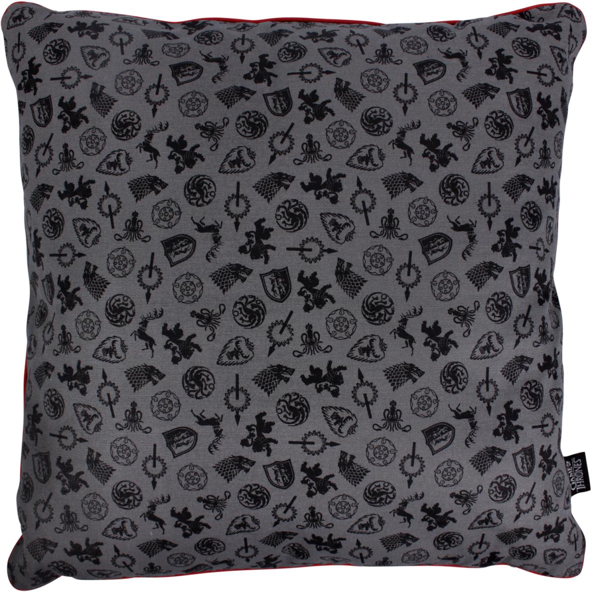 Game of Thrones Cushion, Targaryen - Black – image 1