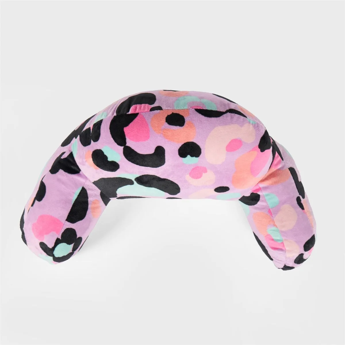 OHS Kids Leopard Fleece Cuddle Cushion - Lilac – image 2