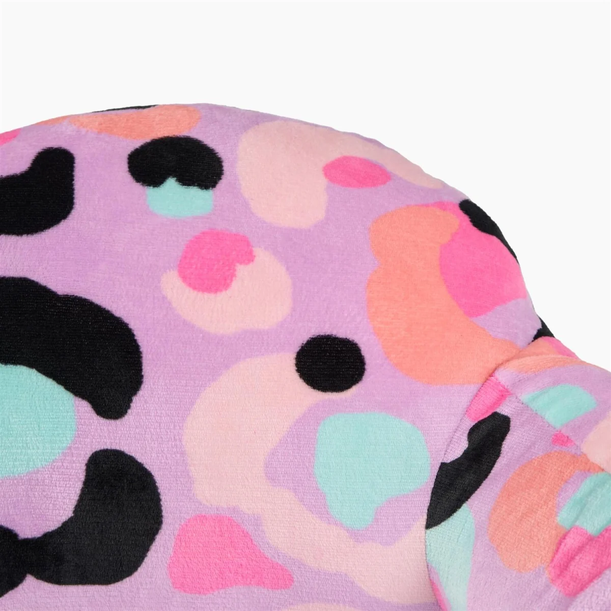 OHS Kids Leopard Fleece Cuddle Cushion - Lilac – image 6