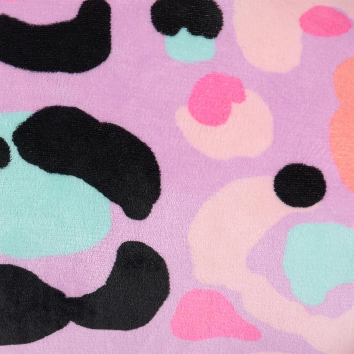 OHS Kids Leopard Fleece Cuddle Cushion - Lilac – image 7