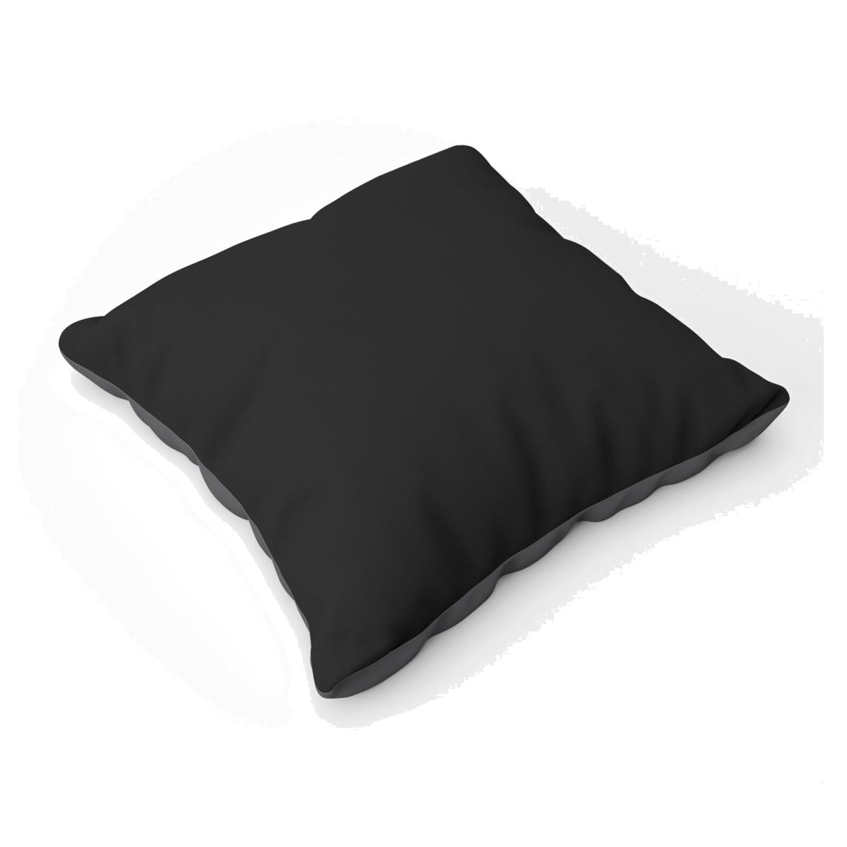 Midnight Black Floor Cushion - Black