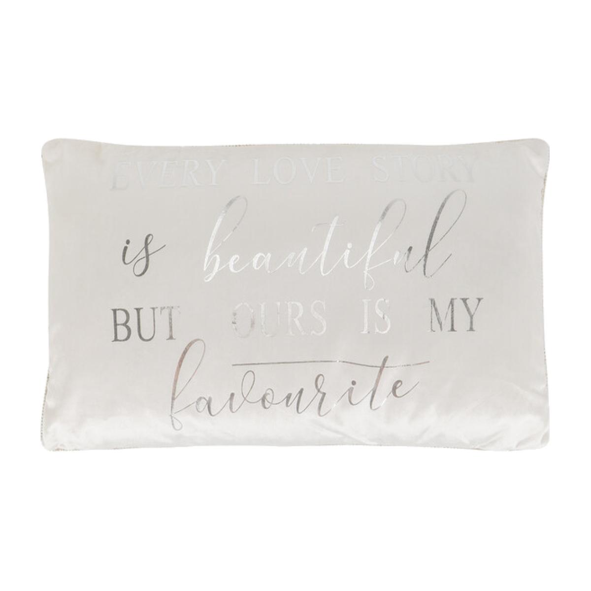 Every Love Story Pearl Cushion – image 1