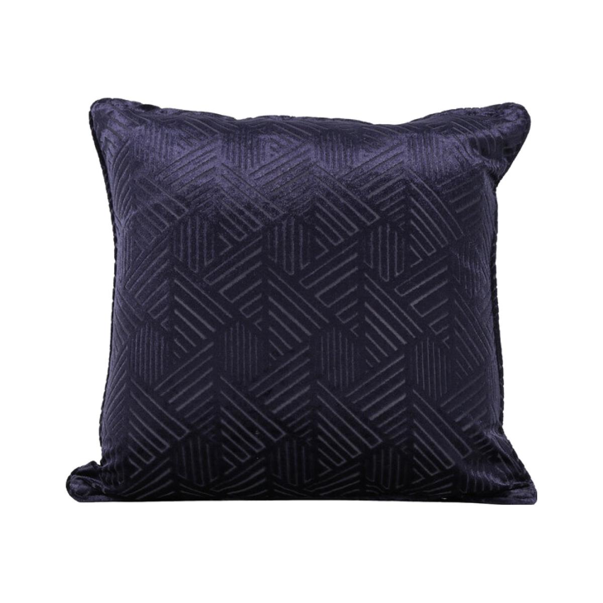 Malone Geometric Velvet Cushion – image 1