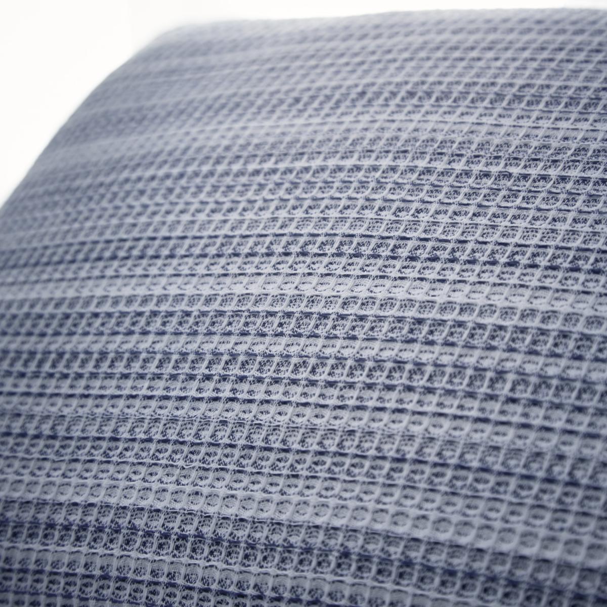 Maya Filled Waffle Cushion - Blue / 32x50cm – image 2