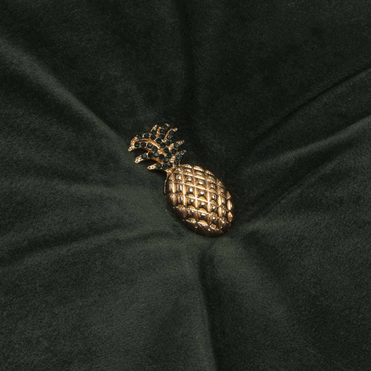 Pineapple Embellished Cushion Emerald - Green – image 3