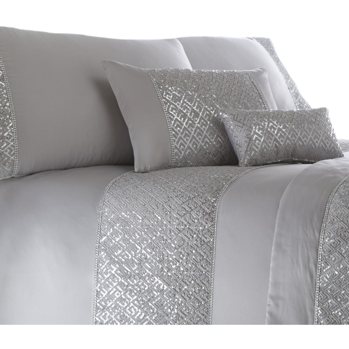 Shimmer Silver Petite Cushion - Silver – image 2