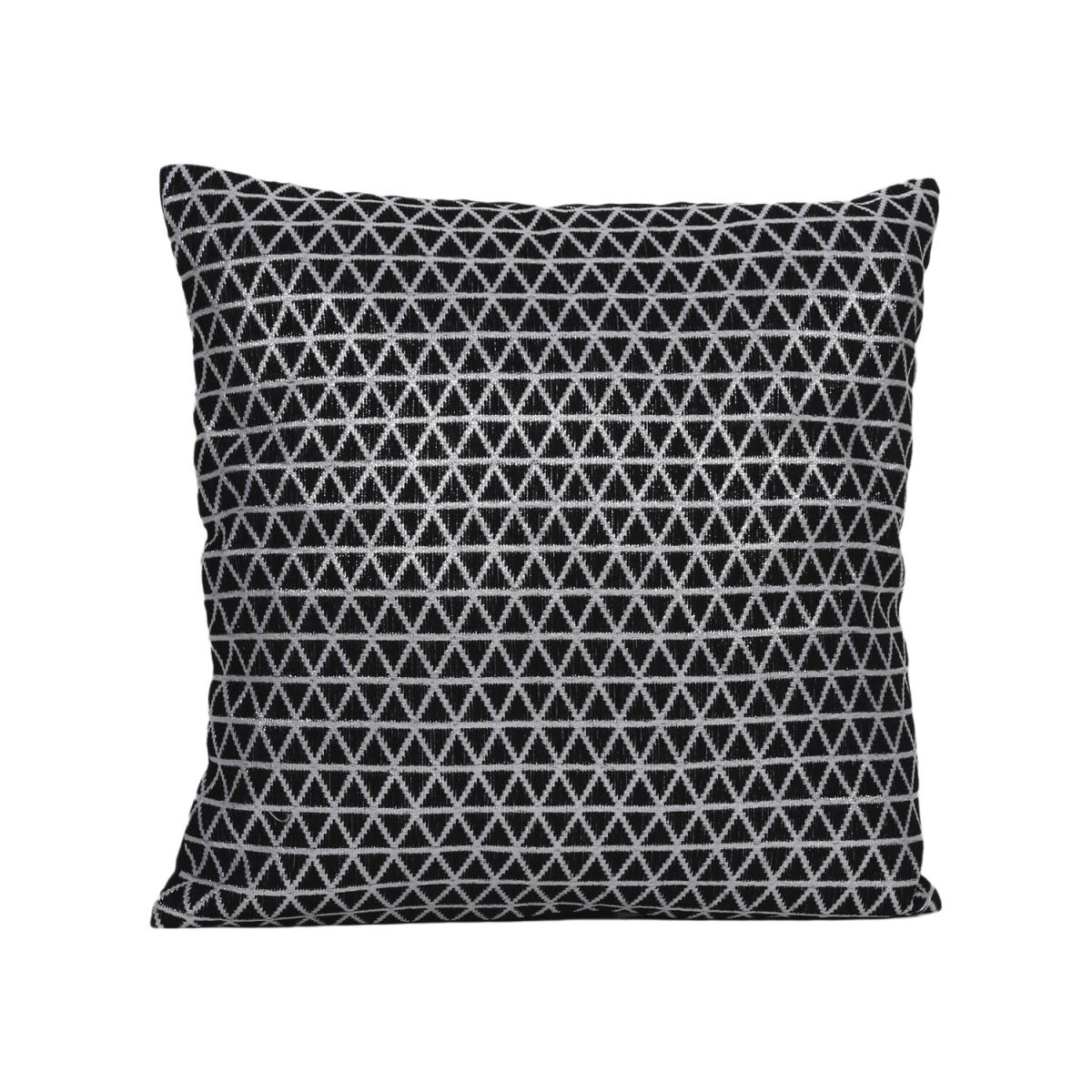 Geo Metallic Black Cushion - Black – image 2