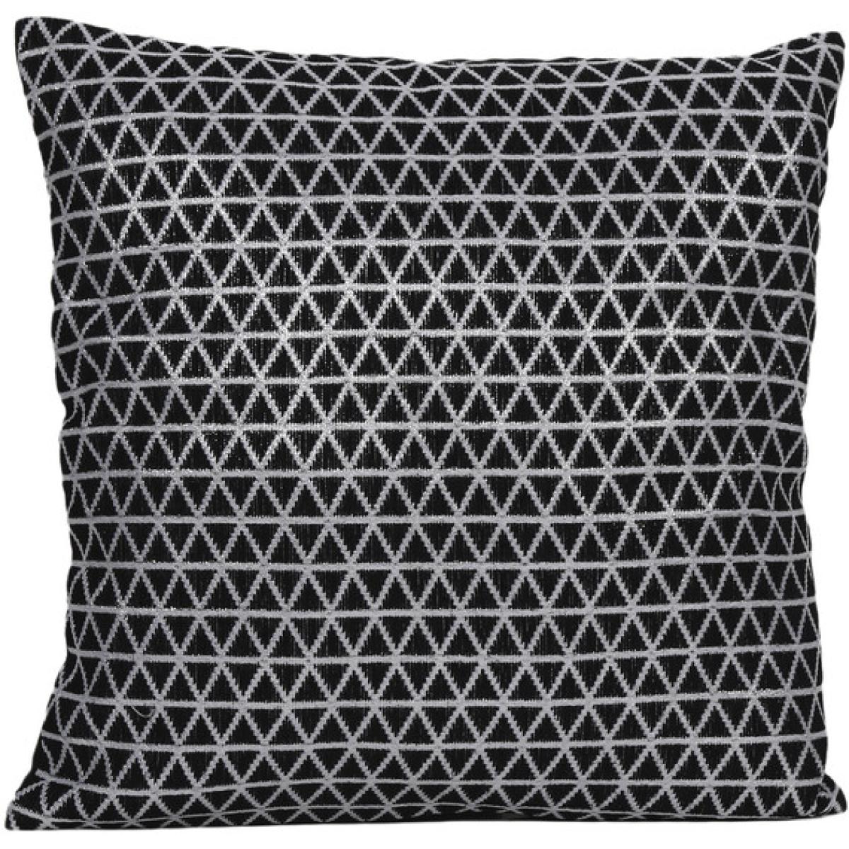 Geo Metallic Black Cushion - Black – image 1