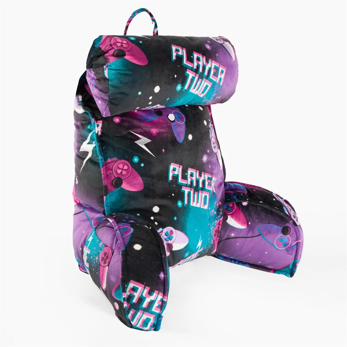 OHS Gaming Cuddle Cushion with Head Rest - Neon / Machine Washable – image 1
