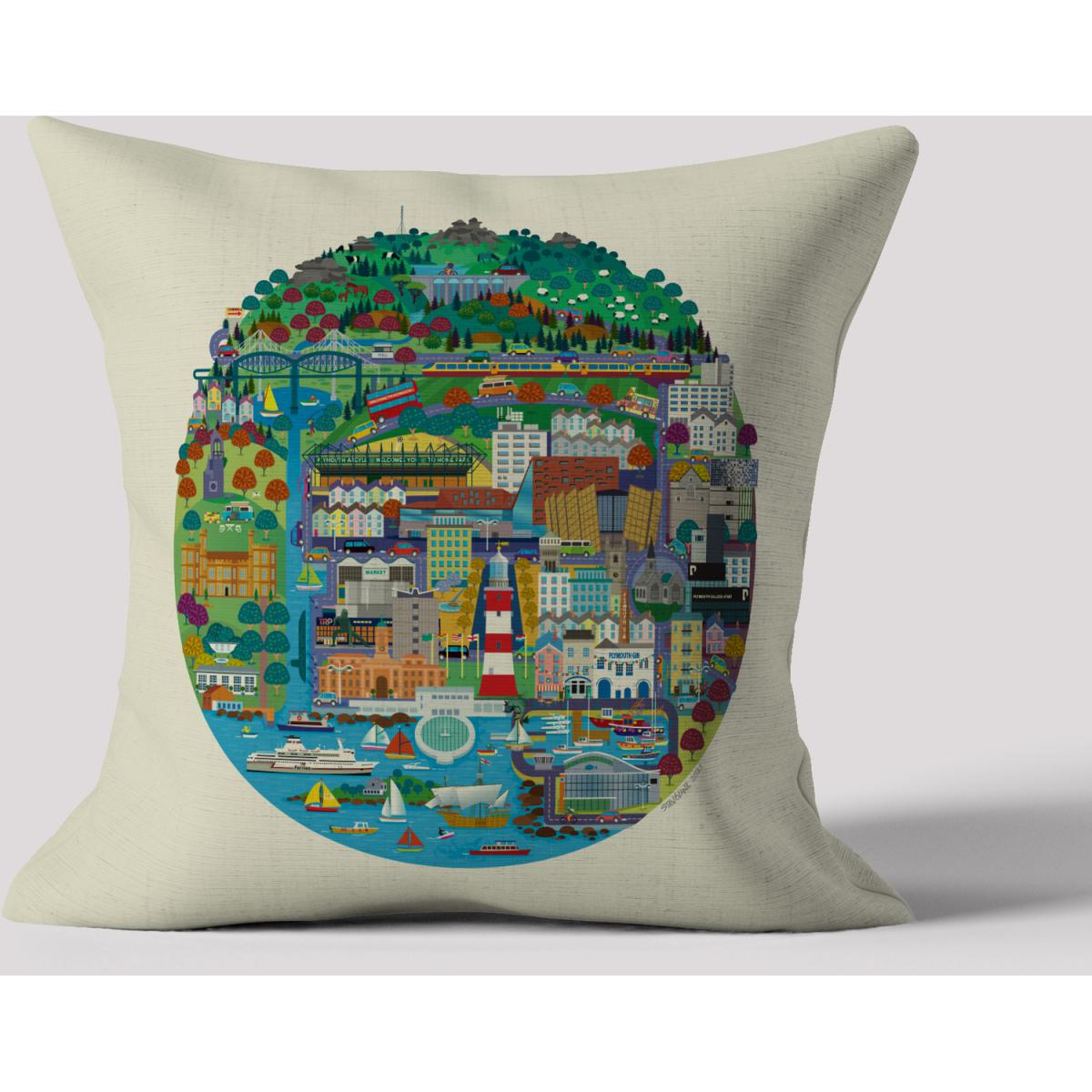 Planet Plymouth Cushion Cover – image 2