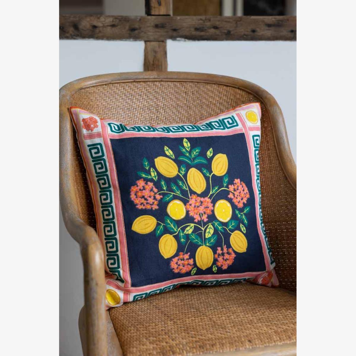 Recycled Lemon Grove Cushion – image 1