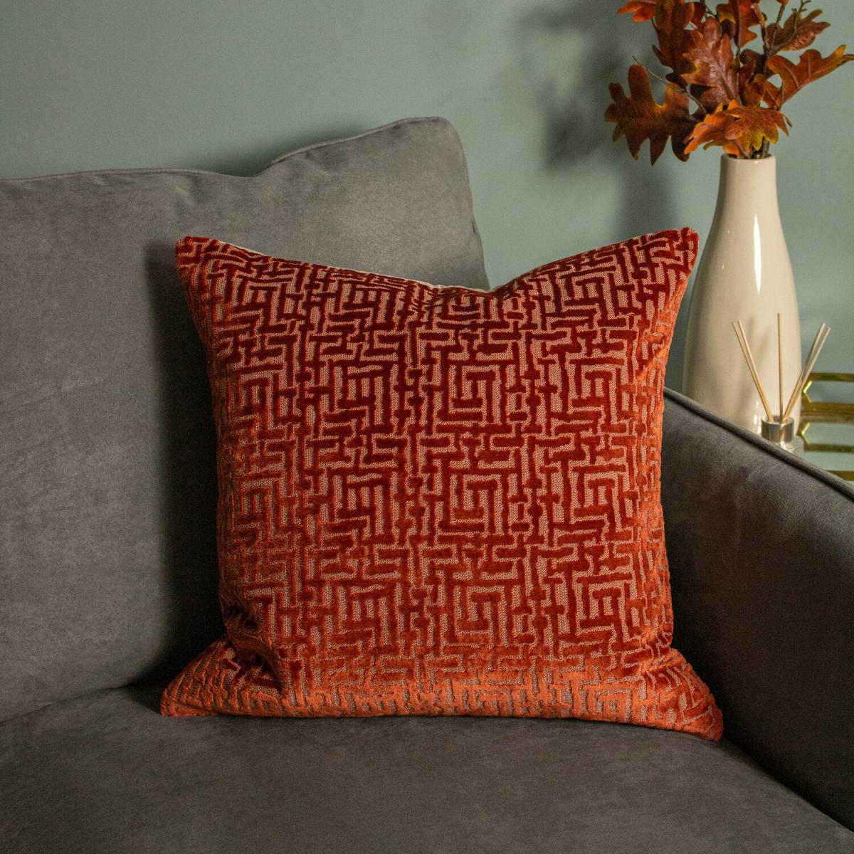 Delphi Cushion - Rust – image 3
