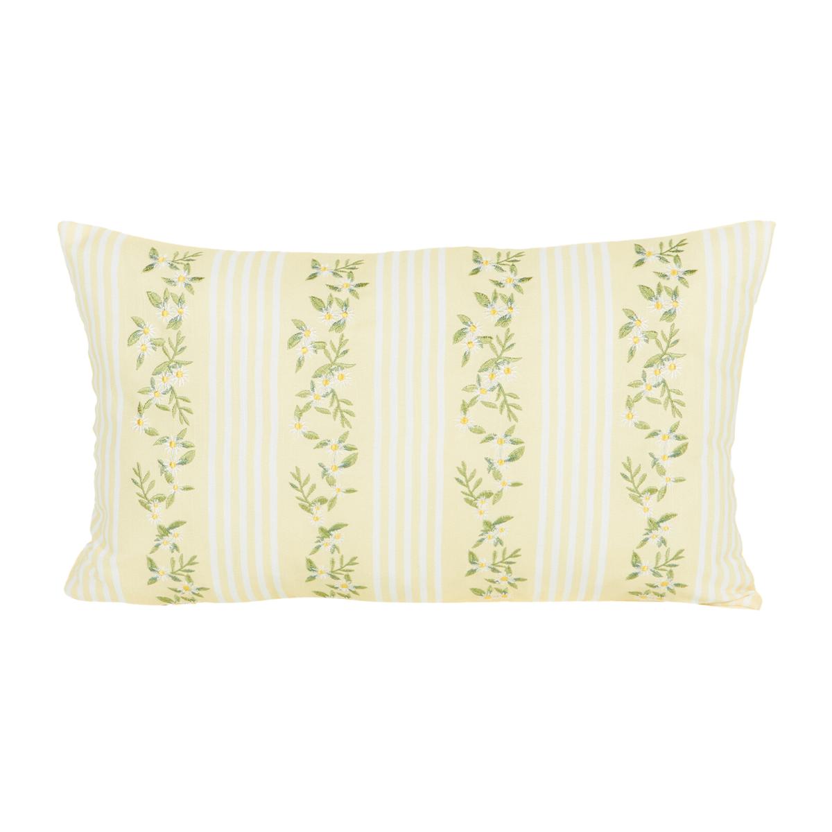 Eloise Floral Cushion - Ochre