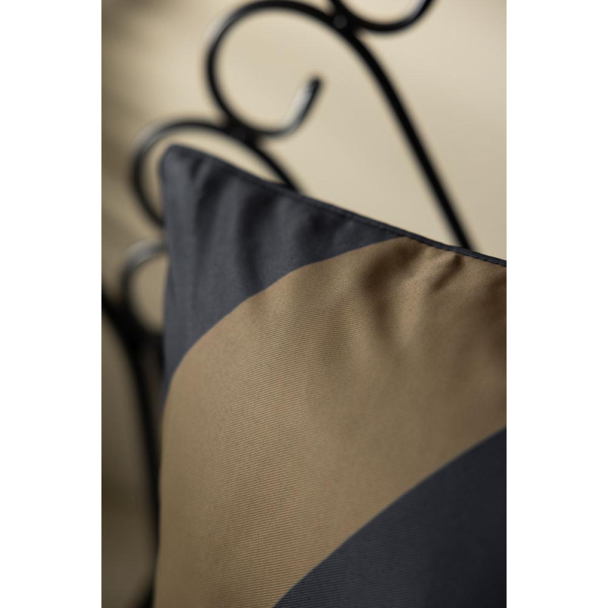 Black & Green Stripe Outdoor Cushion – image 4