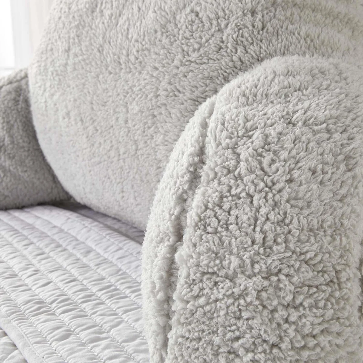 OHS Teddy Cuddle Cushion - Silver – image 4