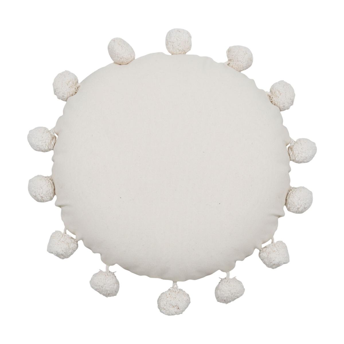 Nova Round Cushion - Natural – image 2