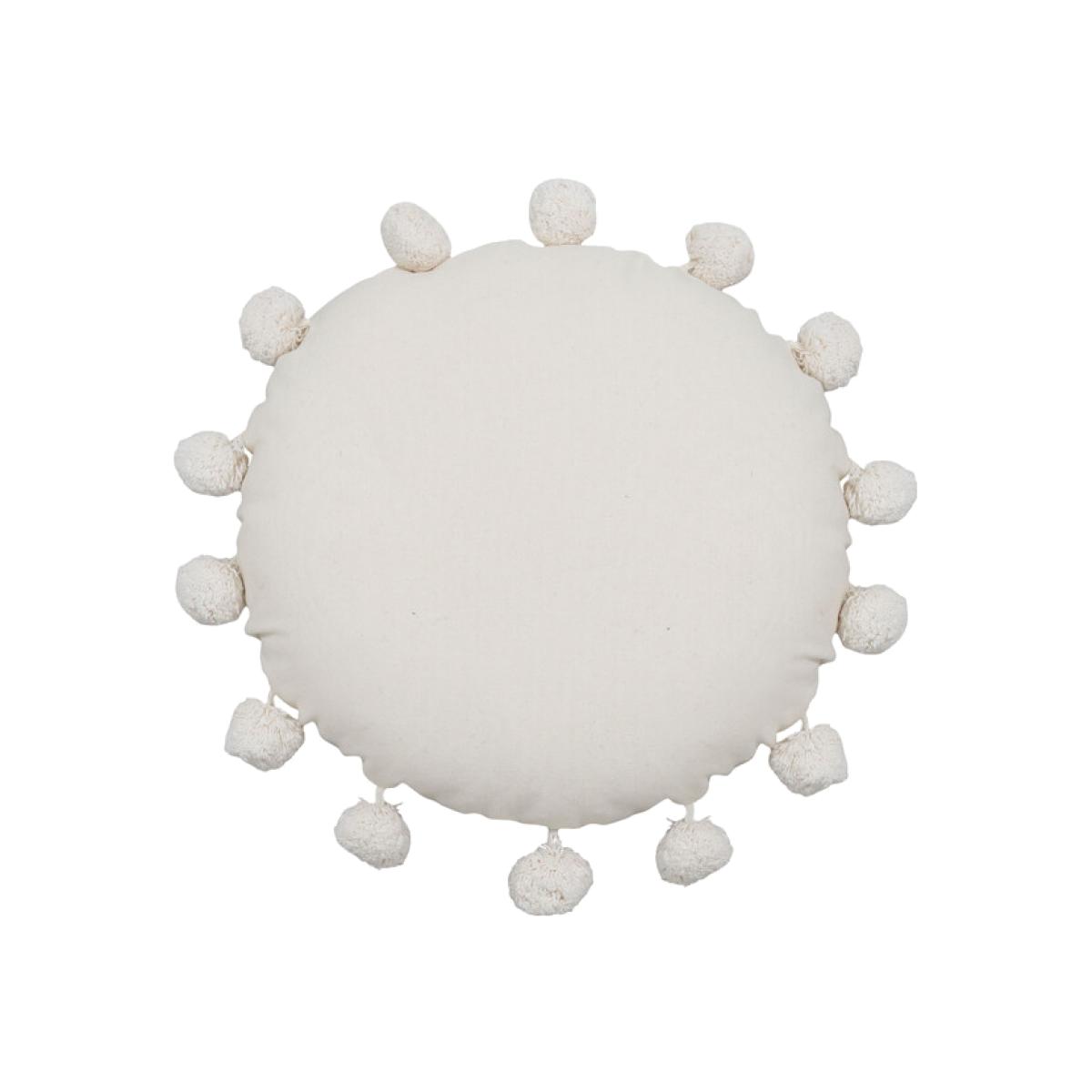 Nova Round Cushion - Natural – image 1