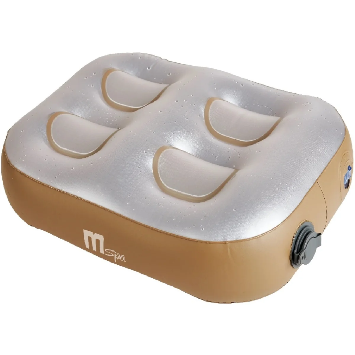 MSpa Cushion Set for Inflatable Hot Tub 2 Pack Water-Fillable PVC Spa Cushions - Black – image 2