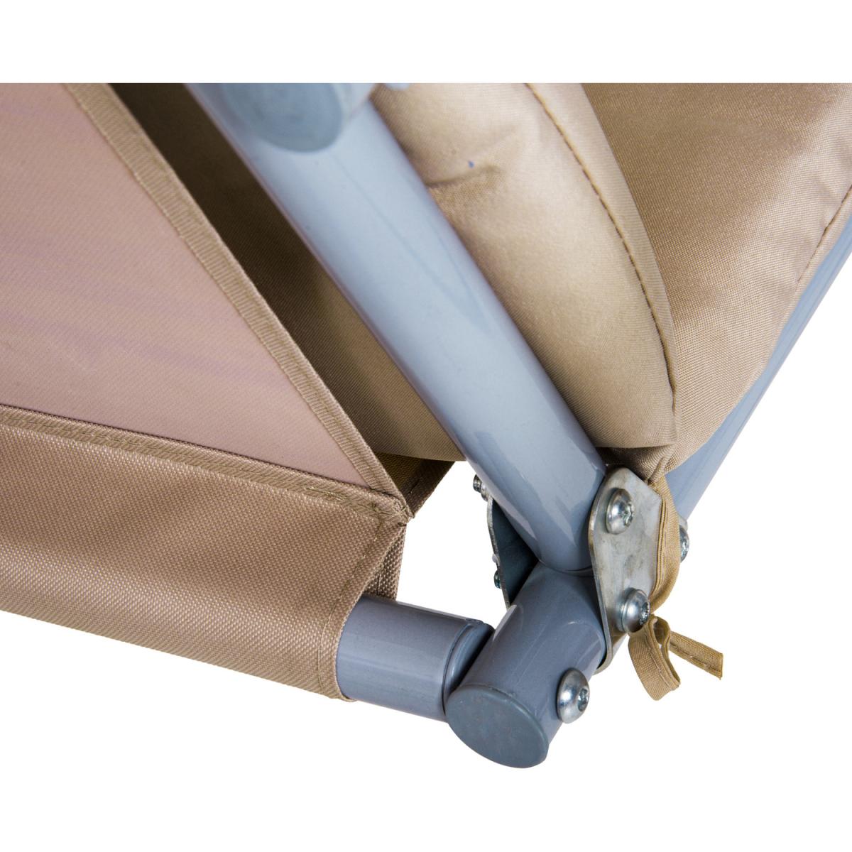 Heavy Duty Cushioned with Adjustable Canopy  - Black – image 8