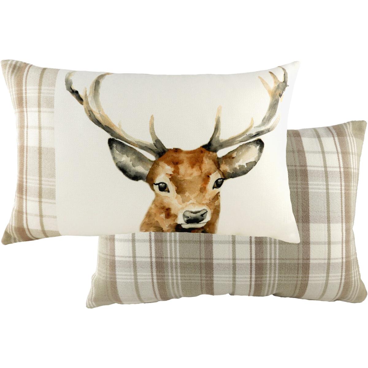 Natural Stag Cushion - Natural – image 2