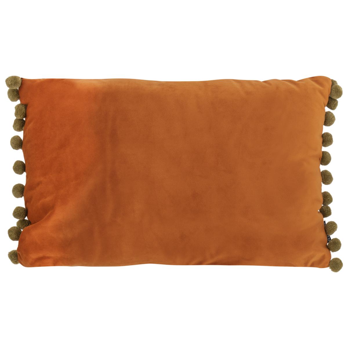 Fiesta Pom Pom Cushion - Rust – image 2